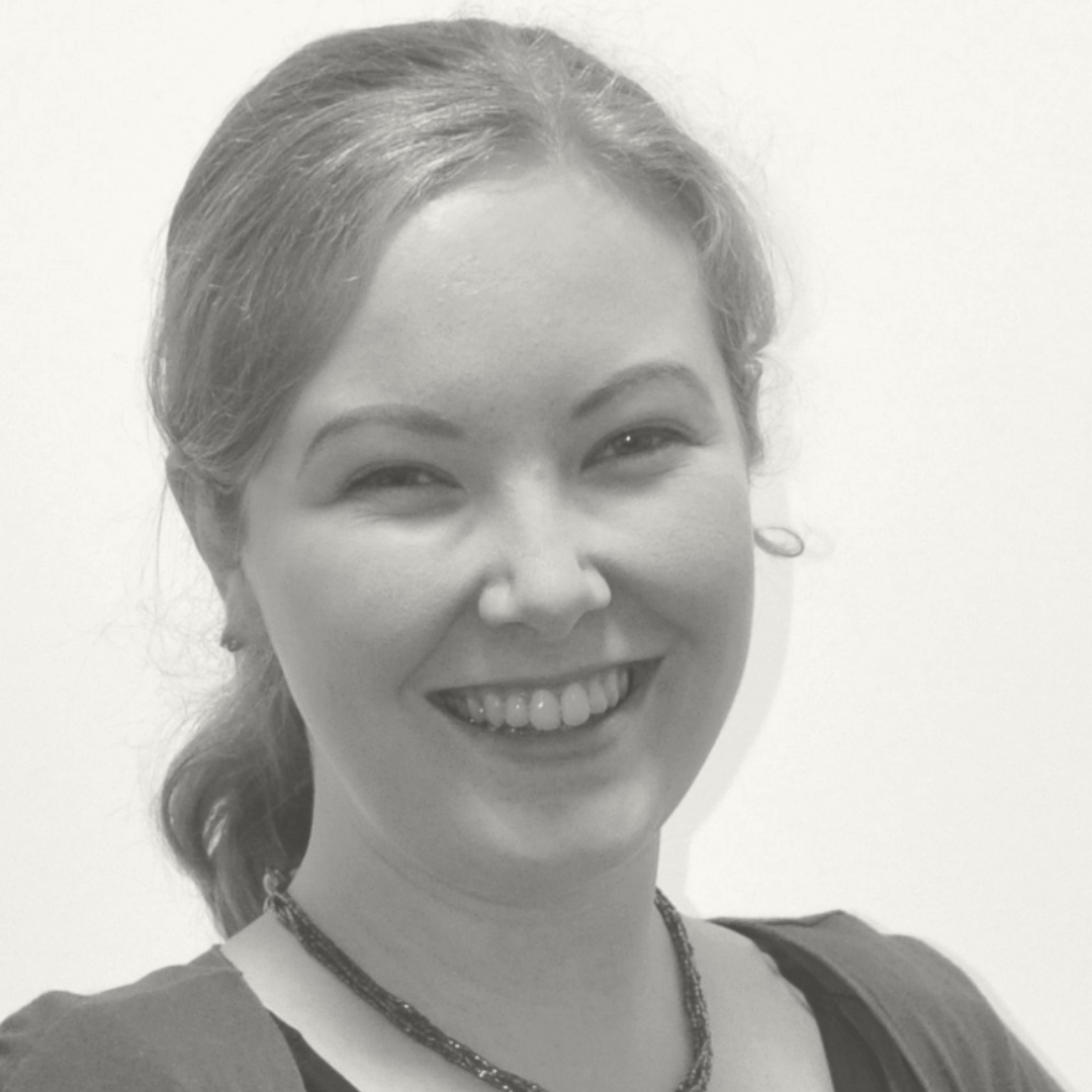 Portrait of Catherine Sweet smiling at camera
