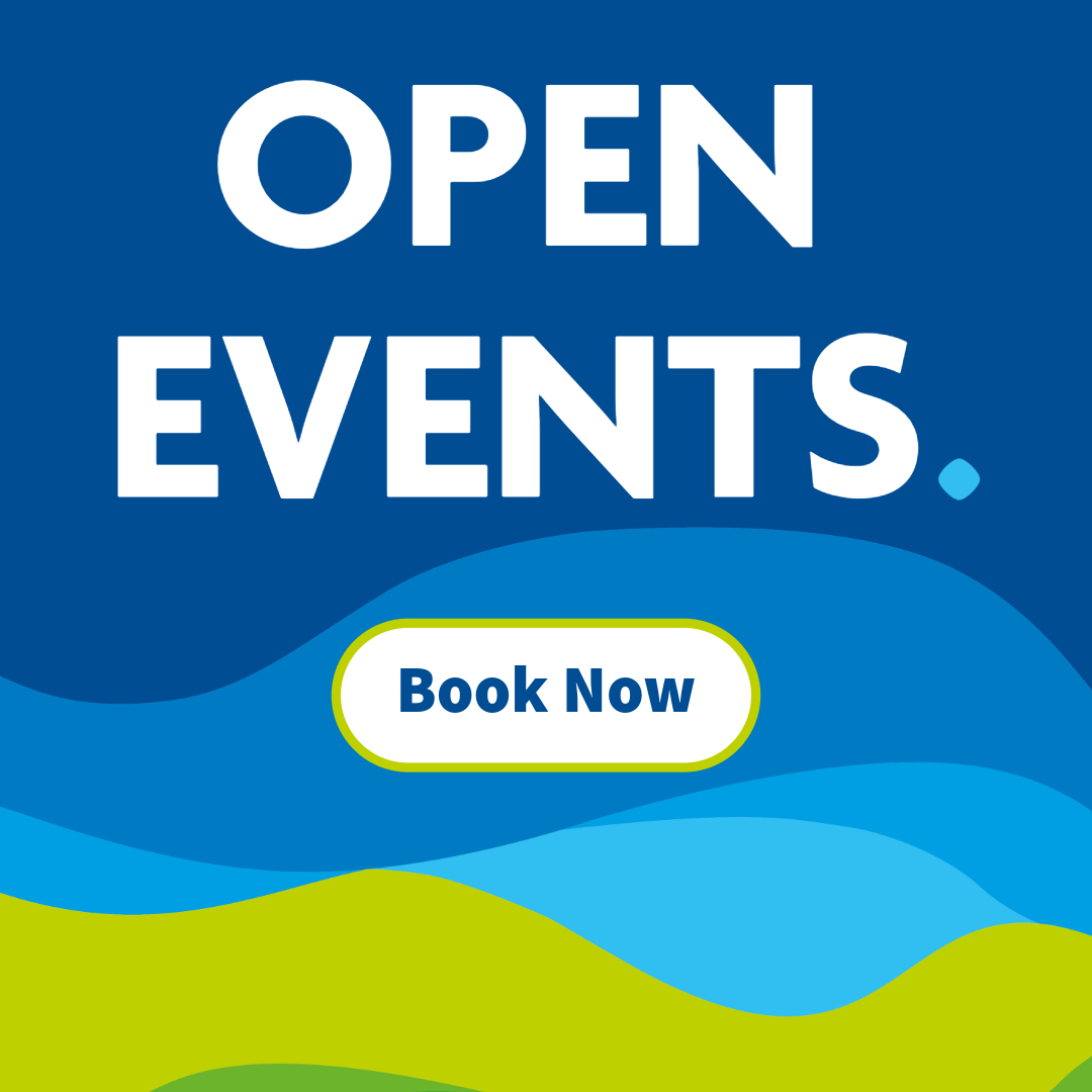 Open Events. Book Now.