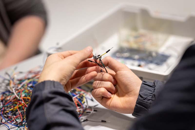 Electrial installation student wiring