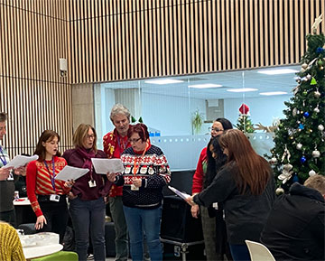 Carol Singing Atrium