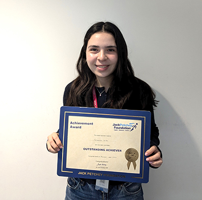 Jack Petchey Award Winner Fernanda