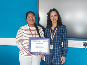 Jack Petchey Award Science Student